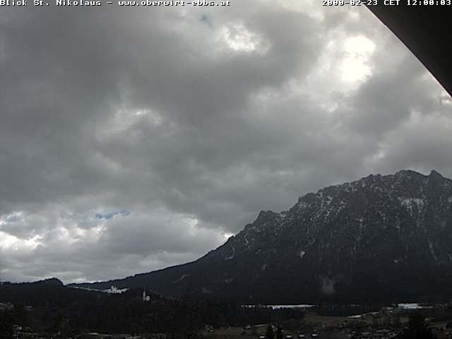 Archiv Foto Webcam Ausblick Hotel Oberwirt in Ebbs