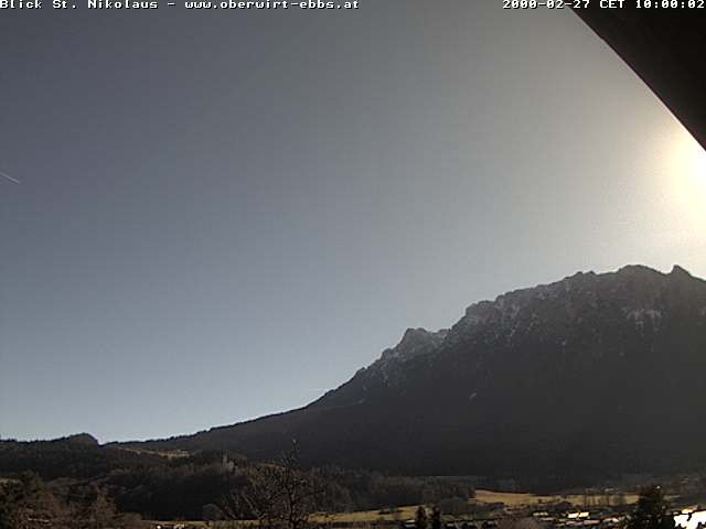 Archiv Foto Webcam Ausblick Hotel Oberwirt in Ebbs