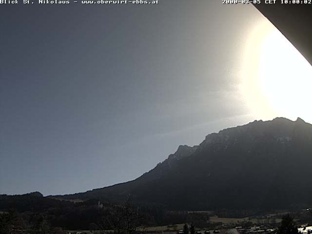 Archiv Foto Webcam Ausblick Hotel Oberwirt in Ebbs
