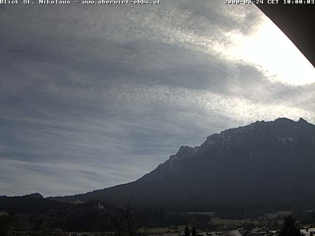 Archiv Foto Webcam Ausblick Hotel Oberwirt in Ebbs