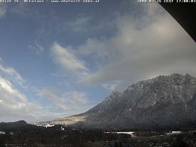 Archiv Foto Webcam Ausblick Hotel Oberwirt in Ebbs