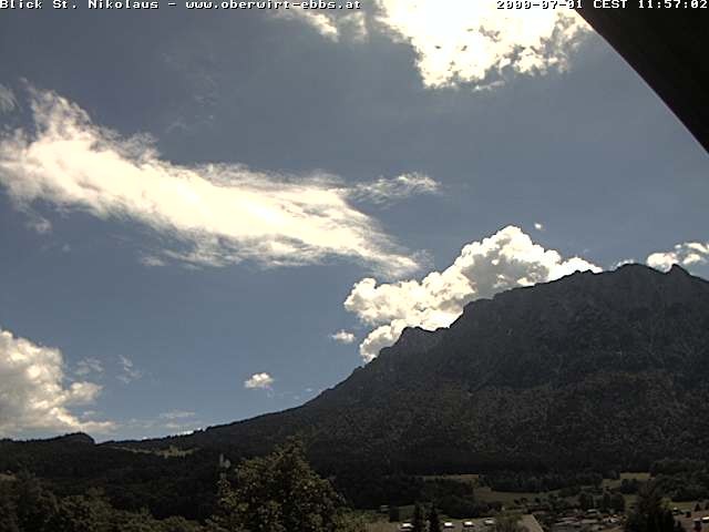Archiv Foto Webcam Ausblick Hotel Oberwirt in Ebbs