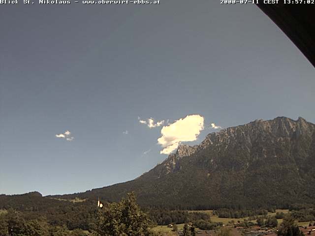 Archiv Foto Webcam Ausblick Hotel Oberwirt in Ebbs