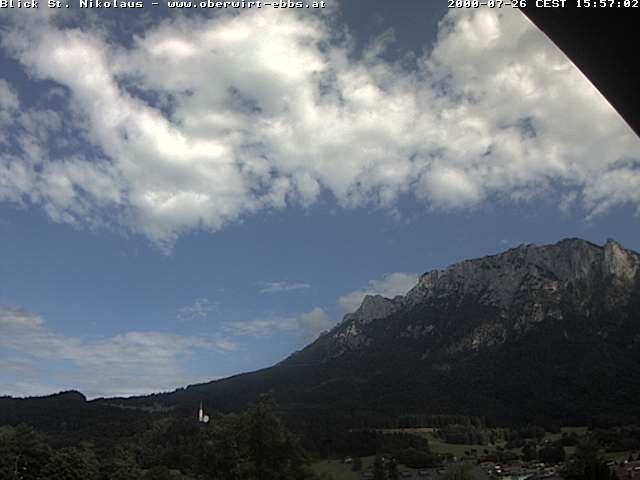 Archiv Foto Webcam Ausblick Hotel Oberwirt in Ebbs