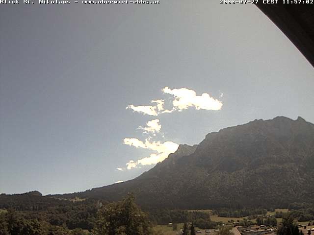 Archiv Foto Webcam Ausblick Hotel Oberwirt in Ebbs