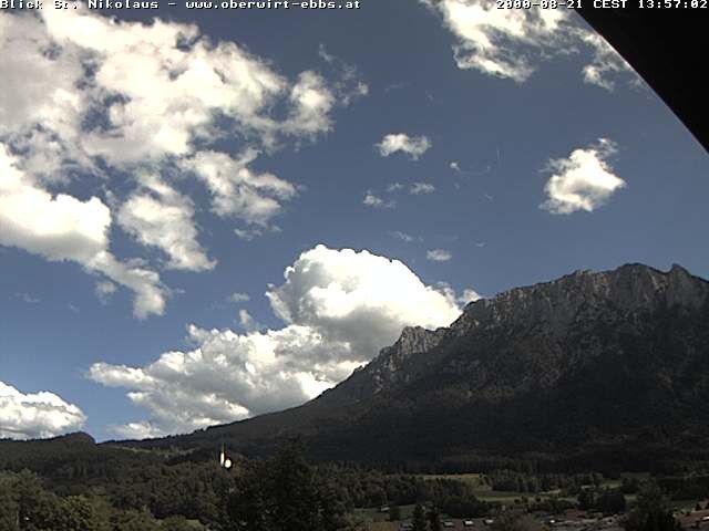 Archiv Foto Webcam Ausblick Hotel Oberwirt in Ebbs