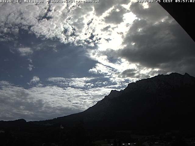 Archiv Foto Webcam Ausblick Hotel Oberwirt in Ebbs