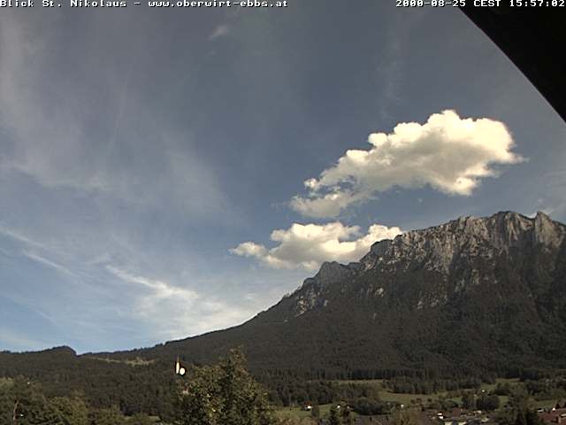 Archiv Foto Webcam Ausblick Hotel Oberwirt in Ebbs