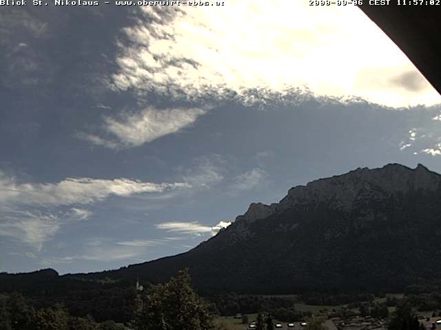 Archiv Foto Webcam Ausblick Hotel Oberwirt in Ebbs