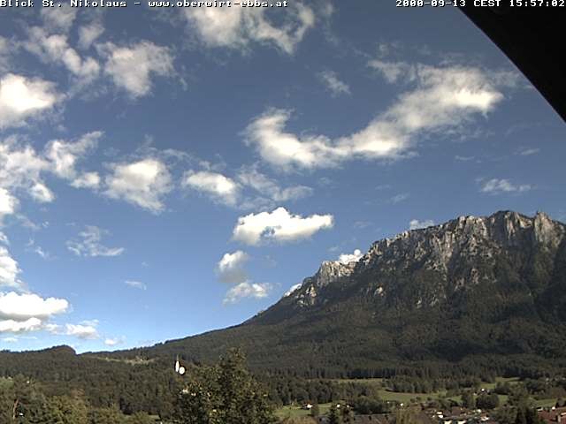 Archiv Foto Webcam Ausblick Hotel Oberwirt in Ebbs