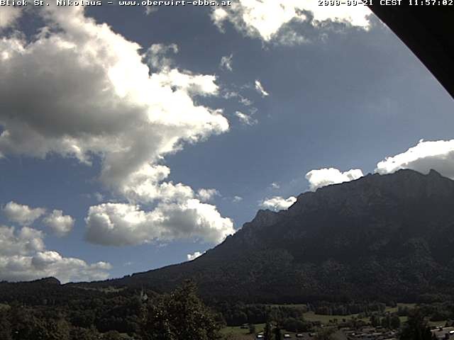 Archiv Foto Webcam Ausblick Hotel Oberwirt in Ebbs