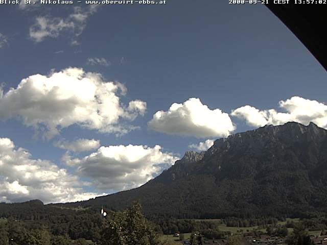 Archiv Foto Webcam Ausblick Hotel Oberwirt in Ebbs