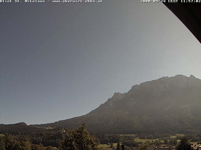 Archiv Foto Webcam Ausblick Hotel Oberwirt in Ebbs