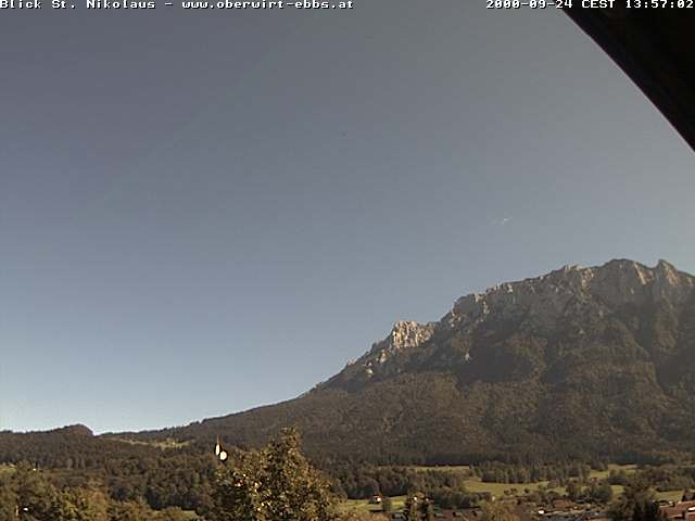 Archiv Foto Webcam Ausblick Hotel Oberwirt in Ebbs