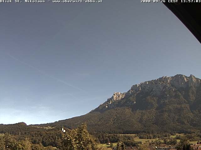 Archiv Foto Webcam Ausblick Hotel Oberwirt in Ebbs