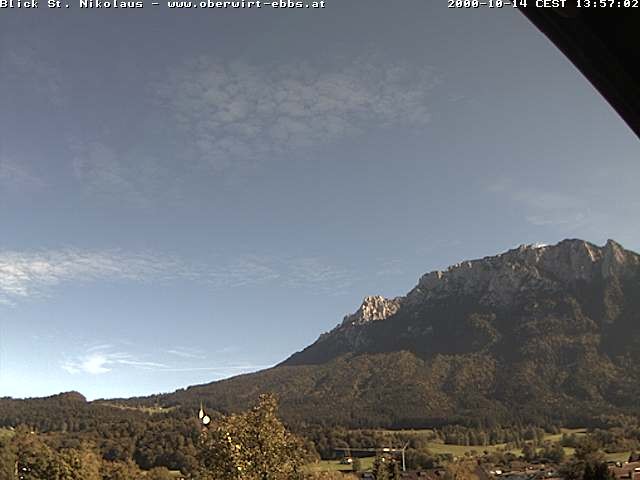 Archiv Foto Webcam Ausblick Hotel Oberwirt in Ebbs