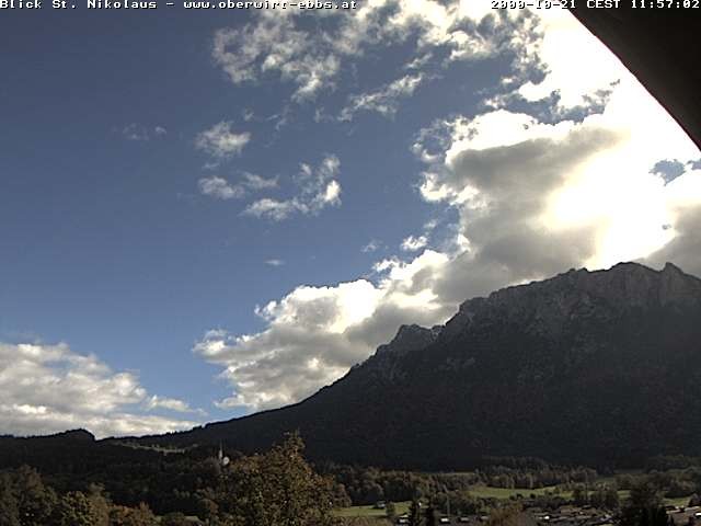 Archiv Foto Webcam Ausblick Hotel Oberwirt in Ebbs