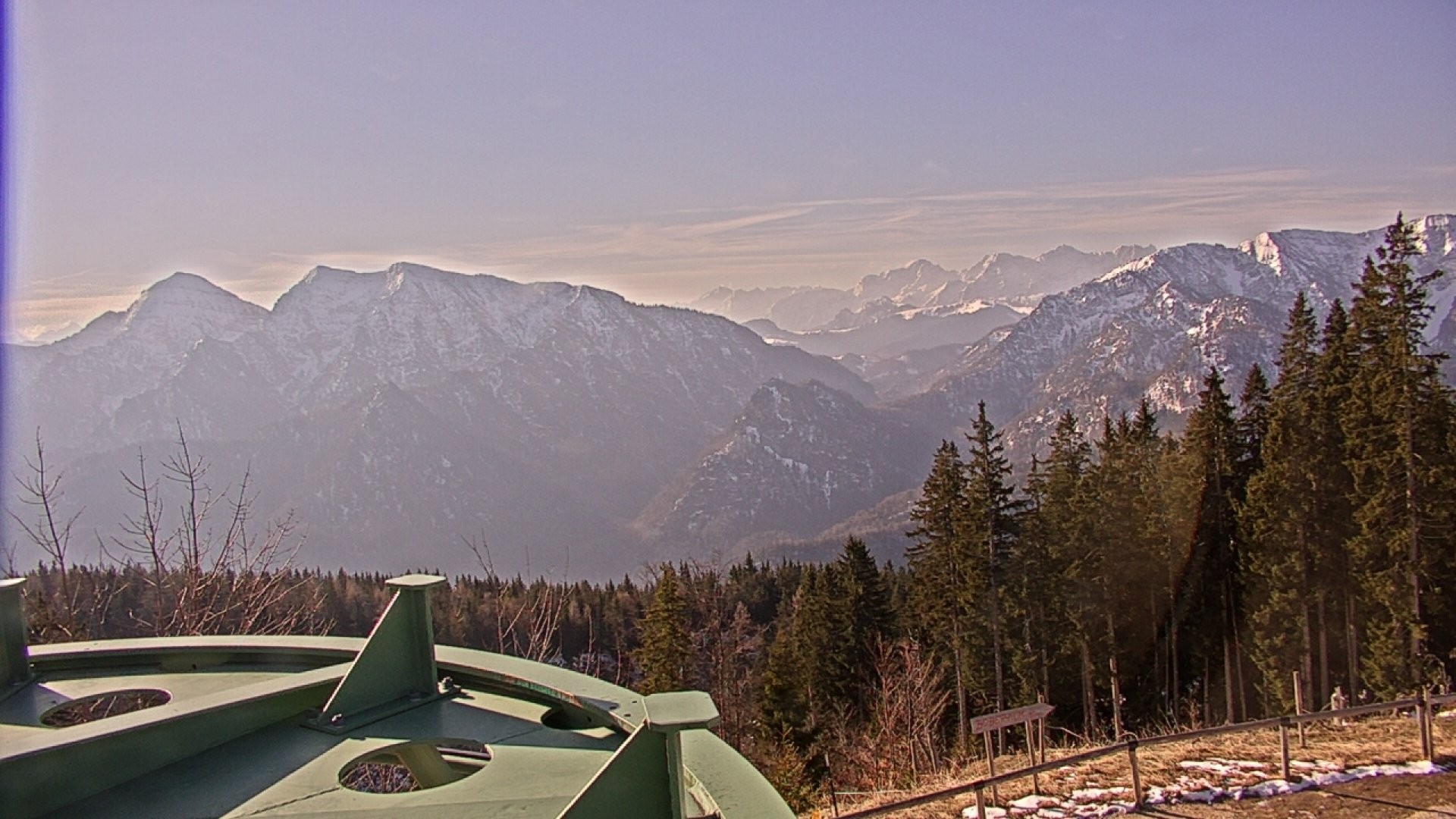 Archiv Foto Webcam Ruhpolding: Bergstation am Unternberg
