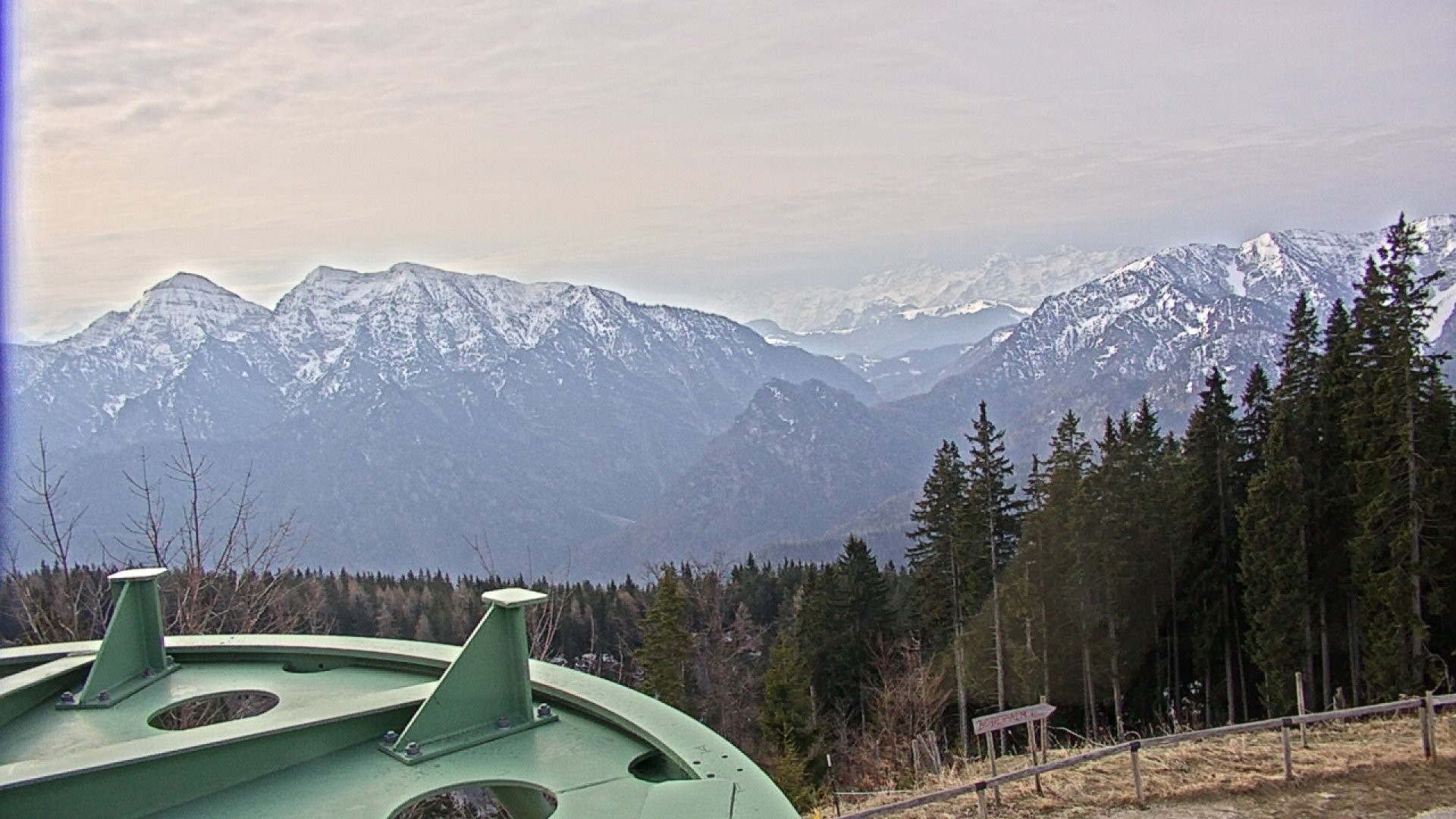 Archived image Webcam Ruhpolding: Top station Unternberg