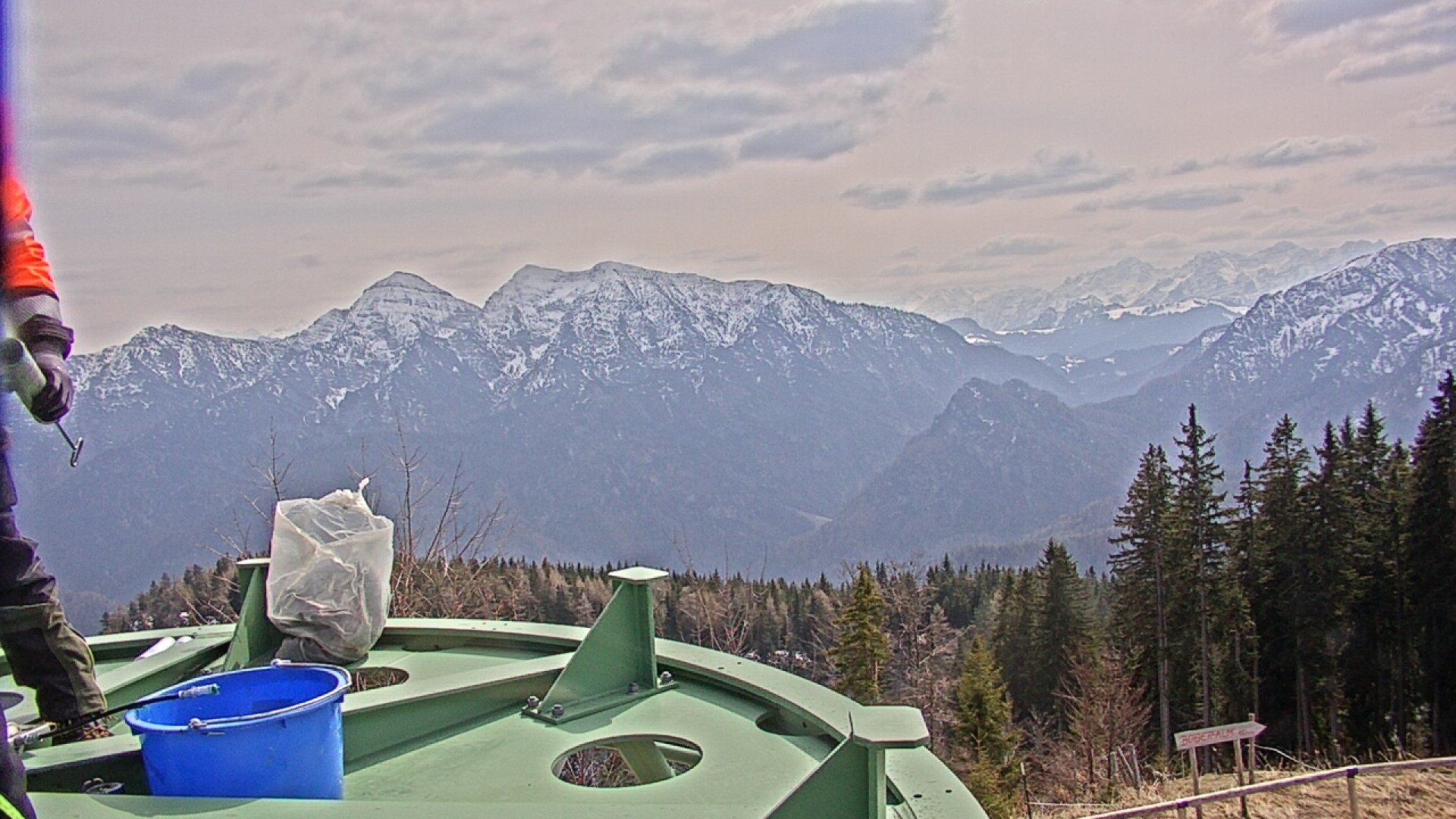 Archived image Webcam Ruhpolding: Top station Unternberg