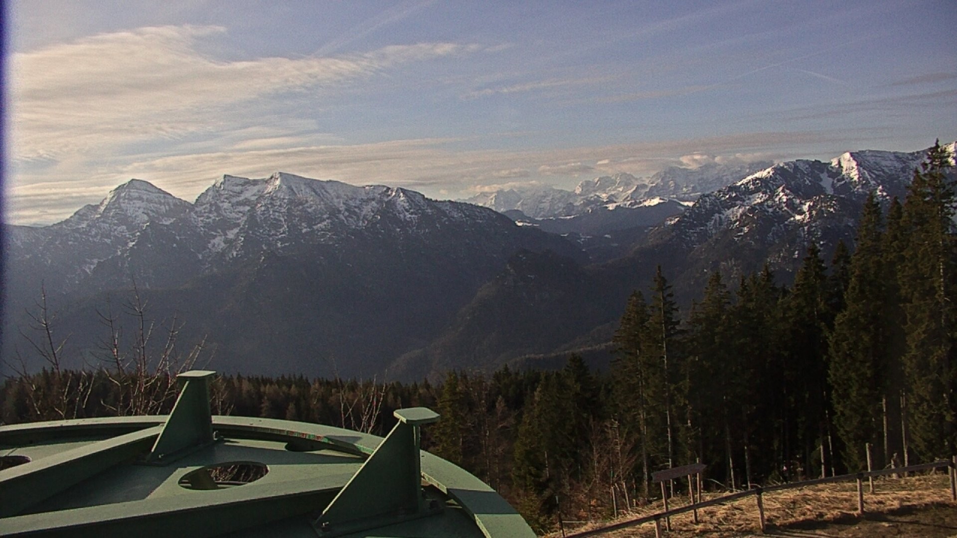 Archiv Foto Webcam Ruhpolding: Bergstation am Unternberg