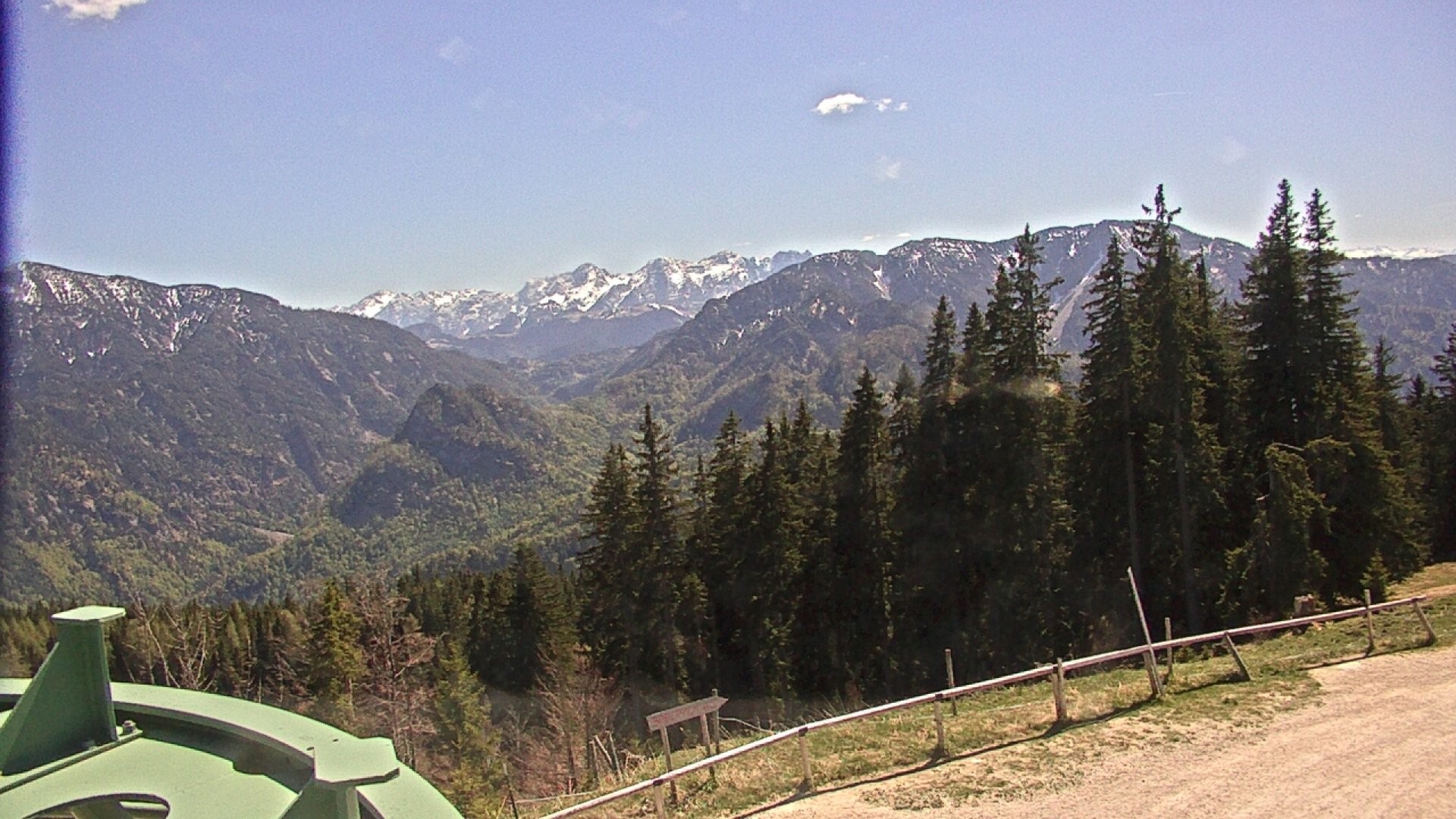 Archiv Foto Webcam Ruhpolding: Bergstation am Unternberg