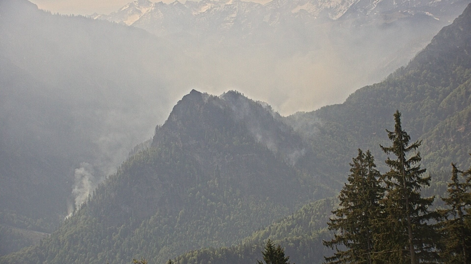 Archiv Foto Webcam Ruhpolding: Bergstation am Unternberg