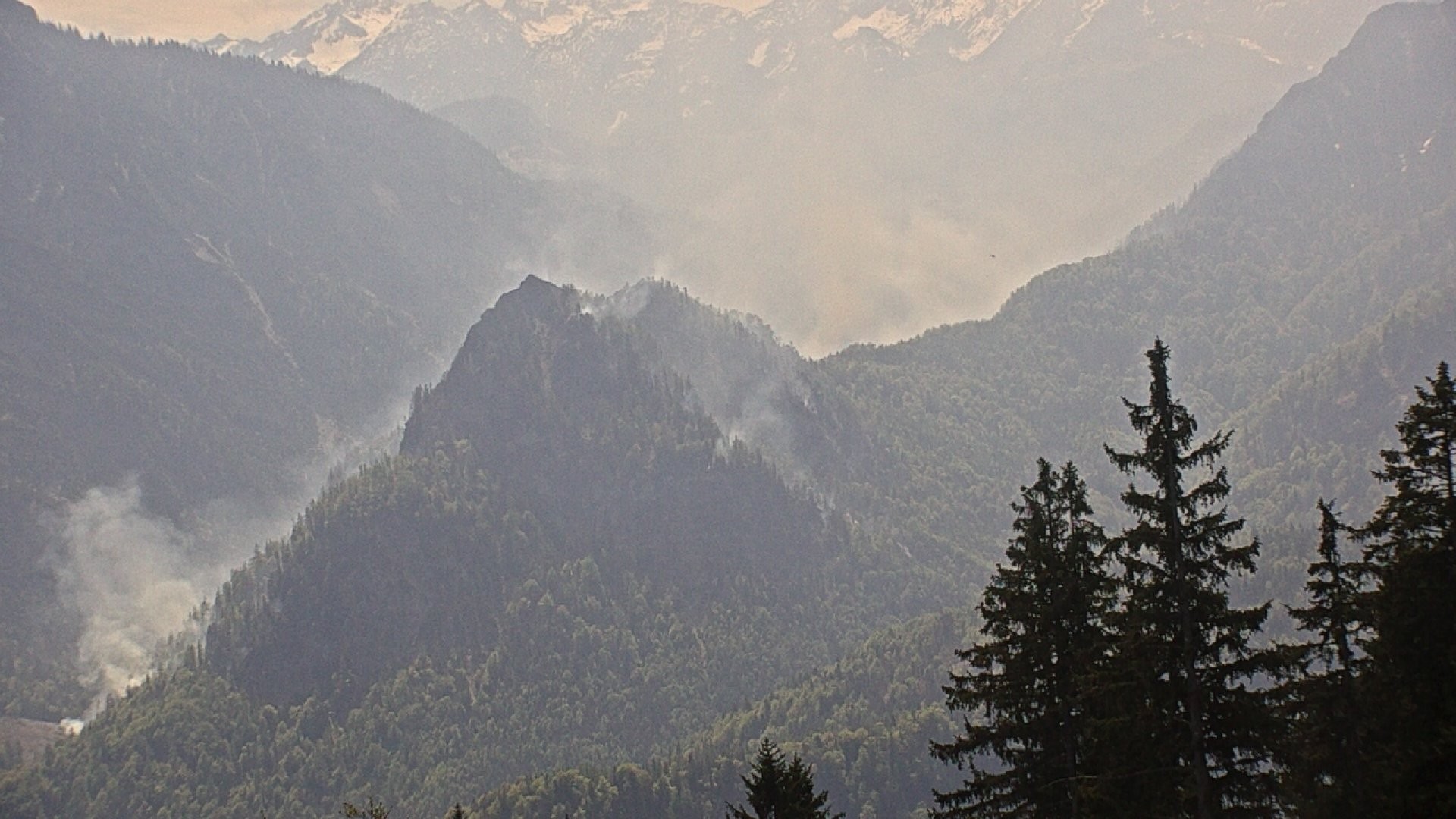 Archiv Foto Webcam Ruhpolding: Bergstation am Unternberg