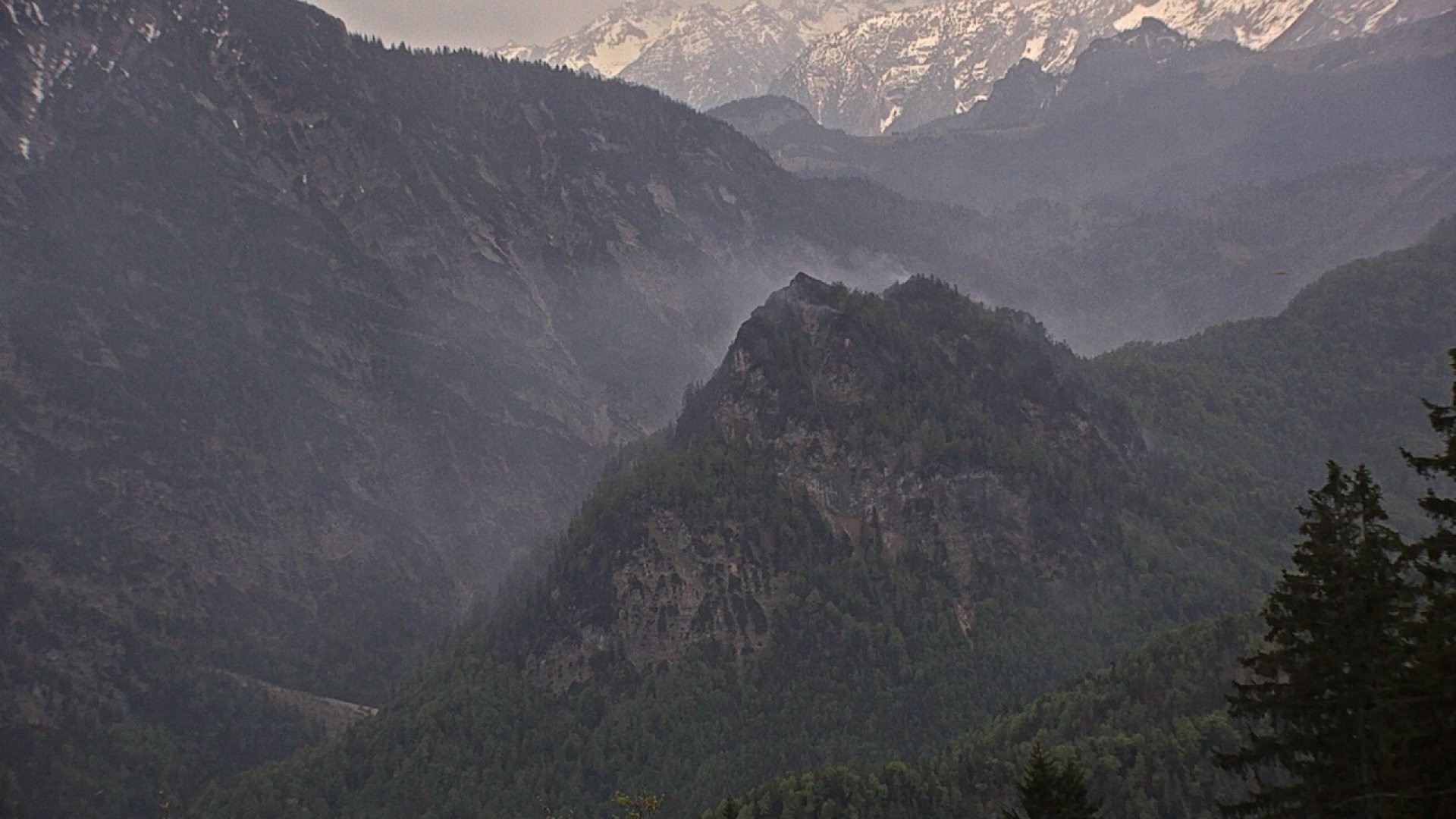 Archiv Foto Webcam Ruhpolding: Bergstation am Unternberg