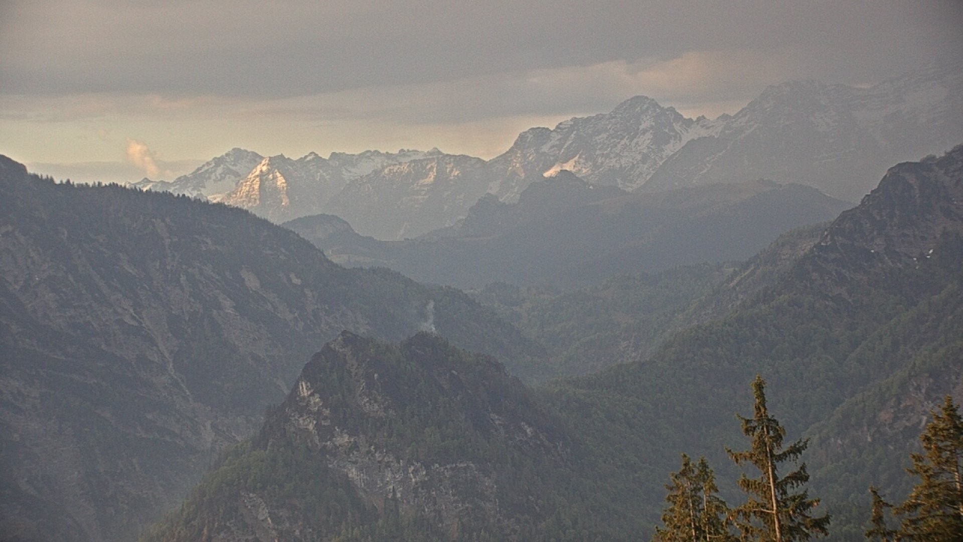 Archiv Foto Webcam Ruhpolding: Bergstation am Unternberg