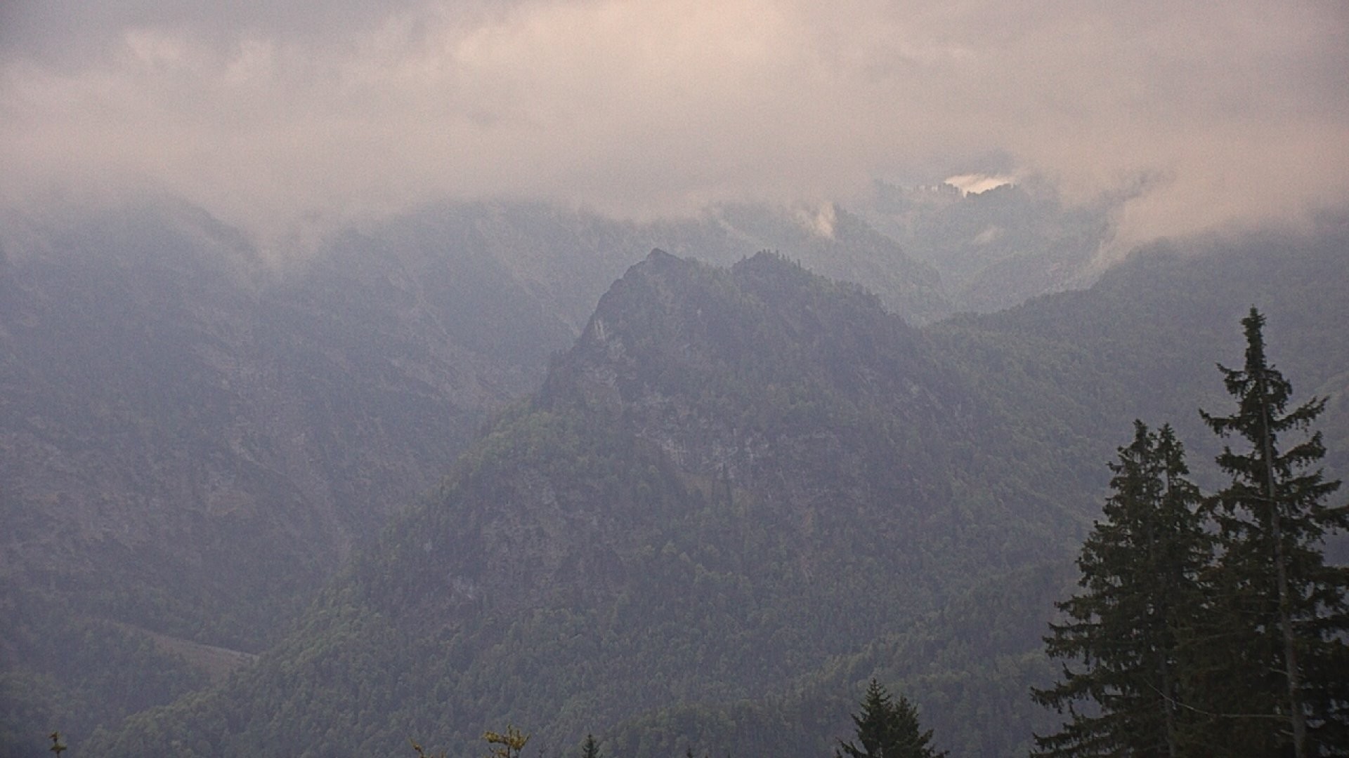 Archiv Foto Webcam Ruhpolding: Bergstation am Unternberg