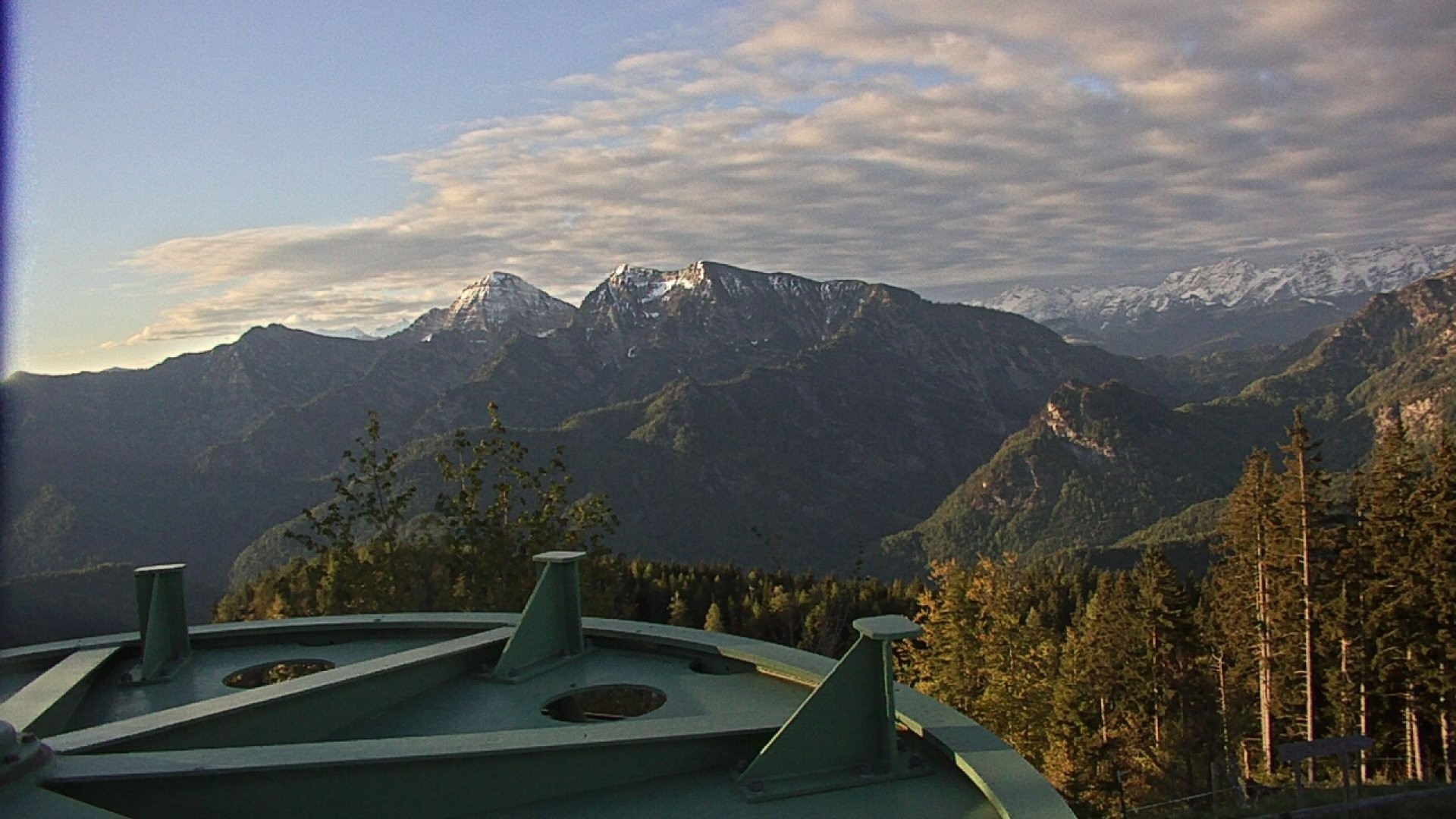 Archiv Foto Webcam Ruhpolding: Bergstation am Unternberg