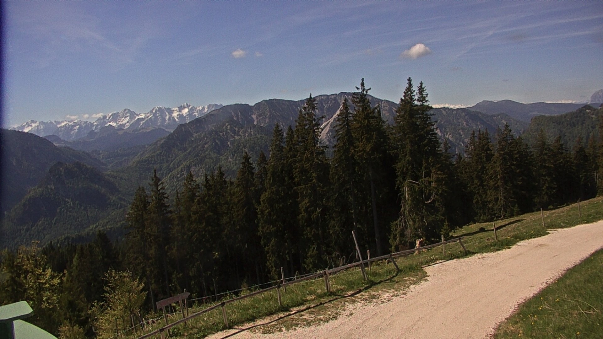 Archiv Foto Webcam Ruhpolding: Bergstation am Unternberg