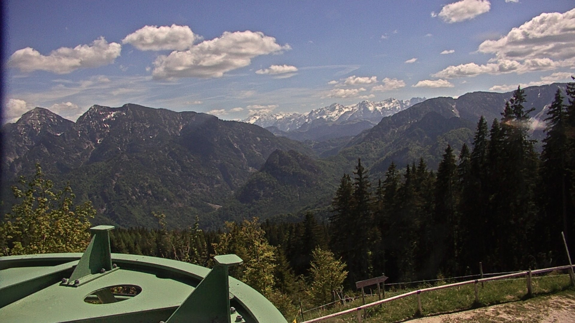 Archiv Foto Webcam Ruhpolding: Bergstation am Unternberg