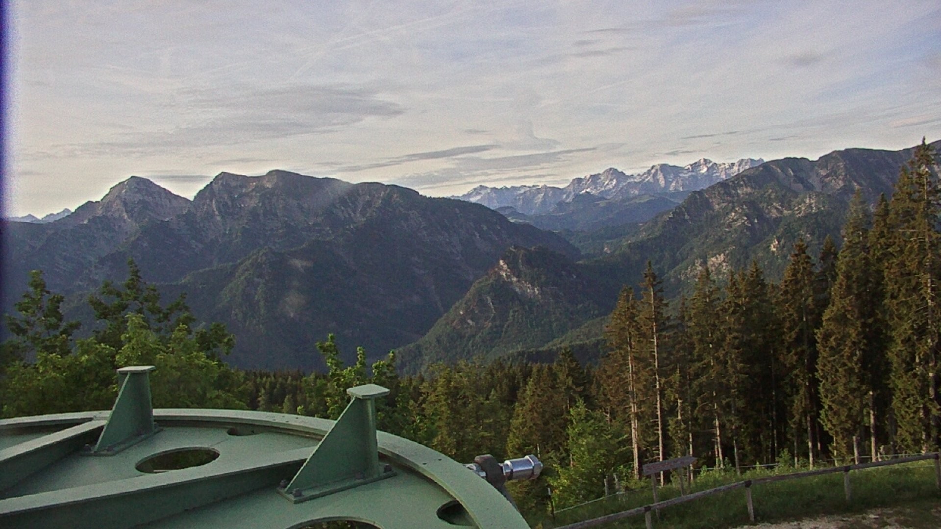 Archiv Foto Webcam Ruhpolding: Bergstation am Unternberg