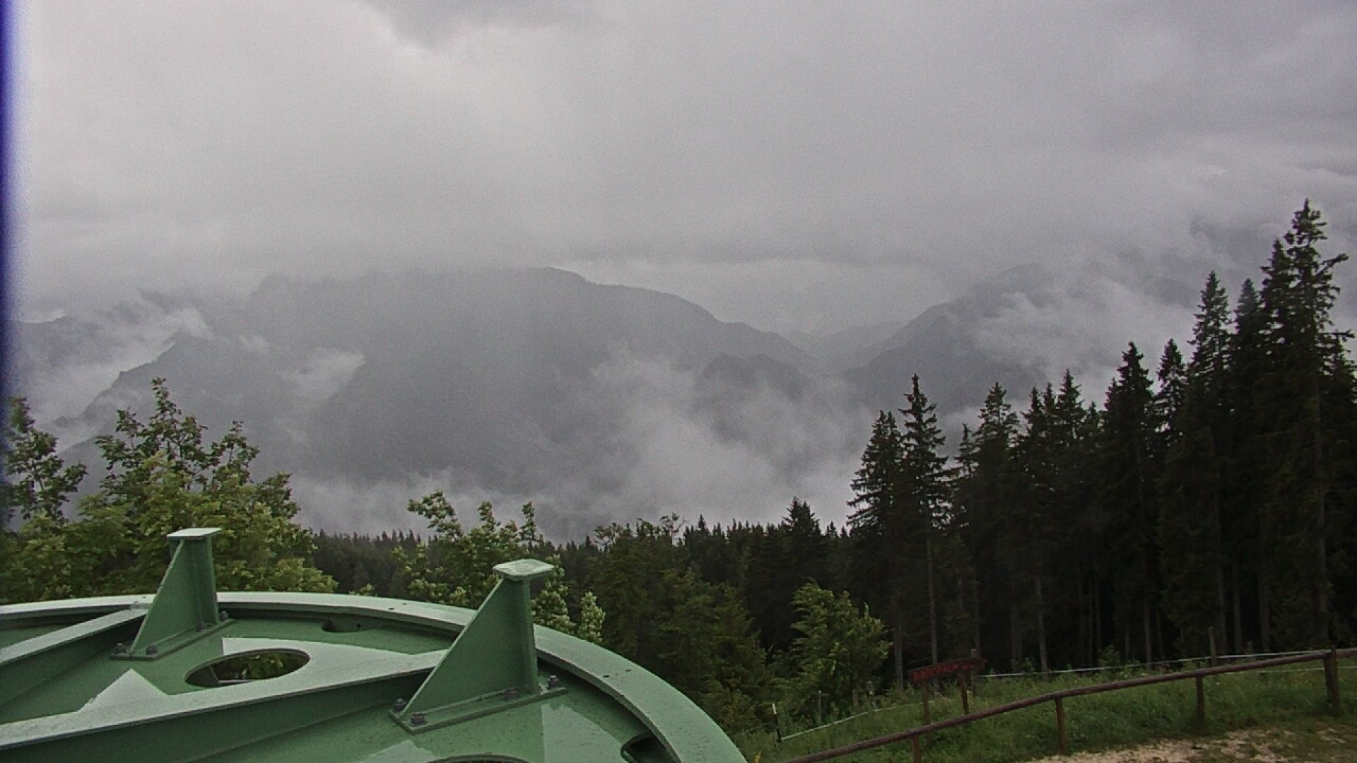 Archiv Foto Webcam Ruhpolding: Bergstation am Unternberg