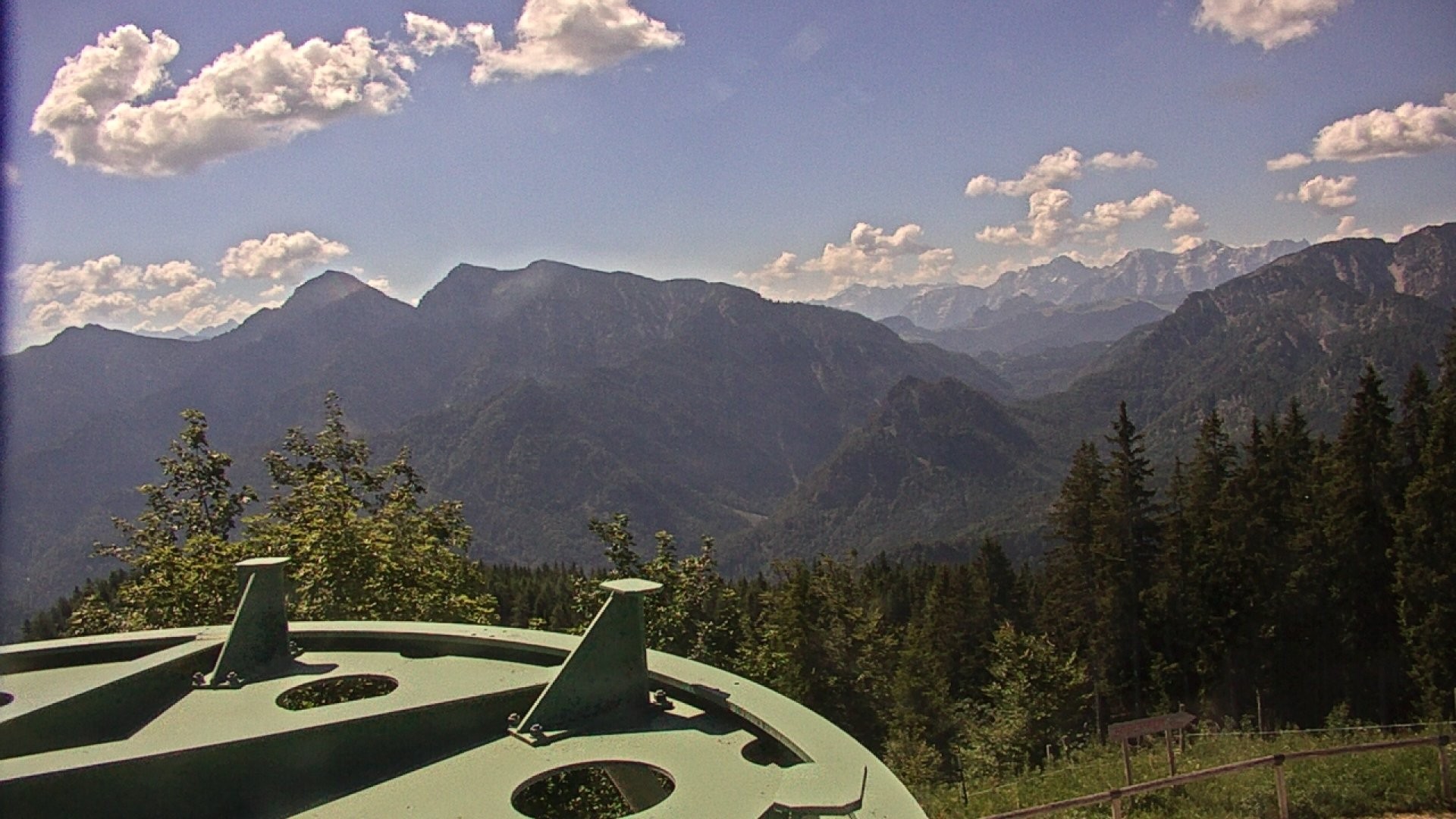 Archiv Foto Webcam Ruhpolding: Bergstation am Unternberg