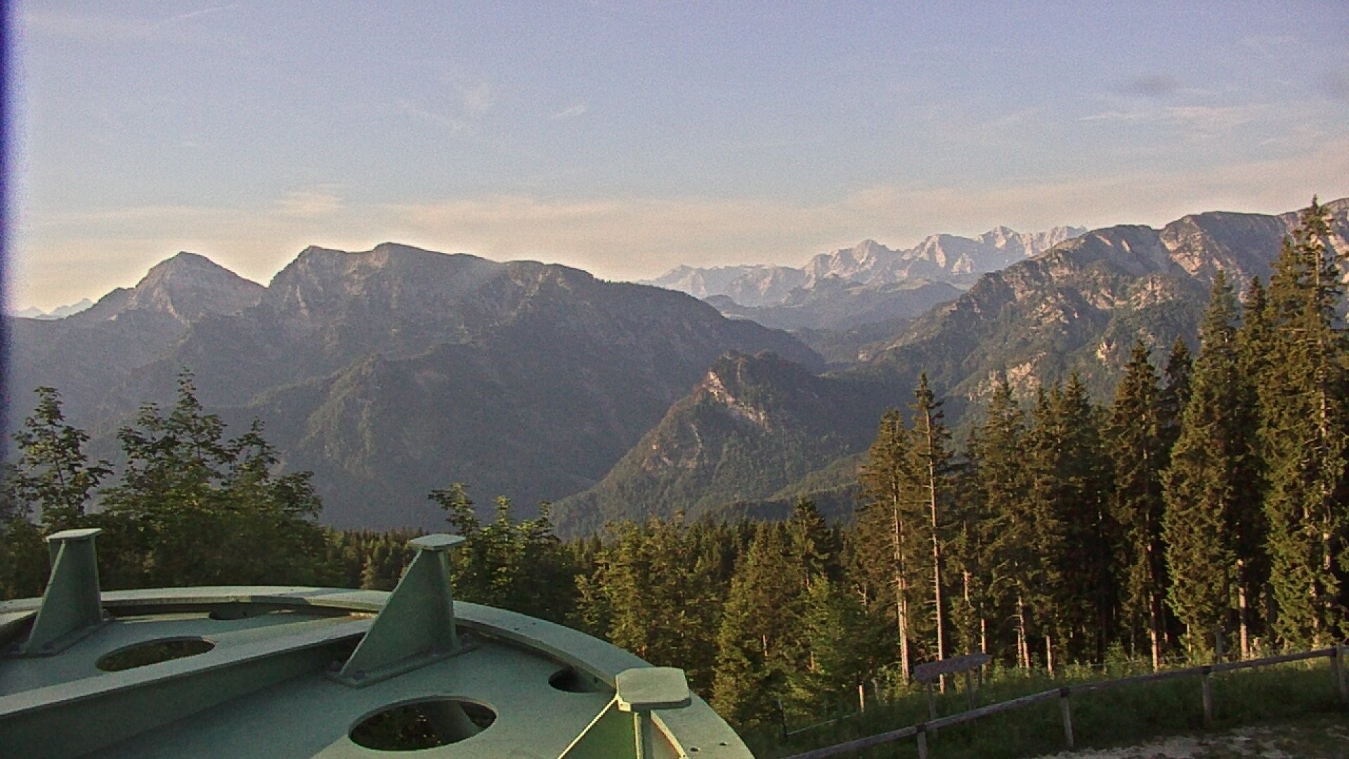 Archiv Foto Webcam Ruhpolding: Bergstation am Unternberg
