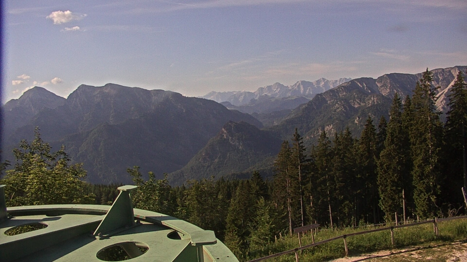 Archiv Foto Webcam Ruhpolding: Bergstation am Unternberg