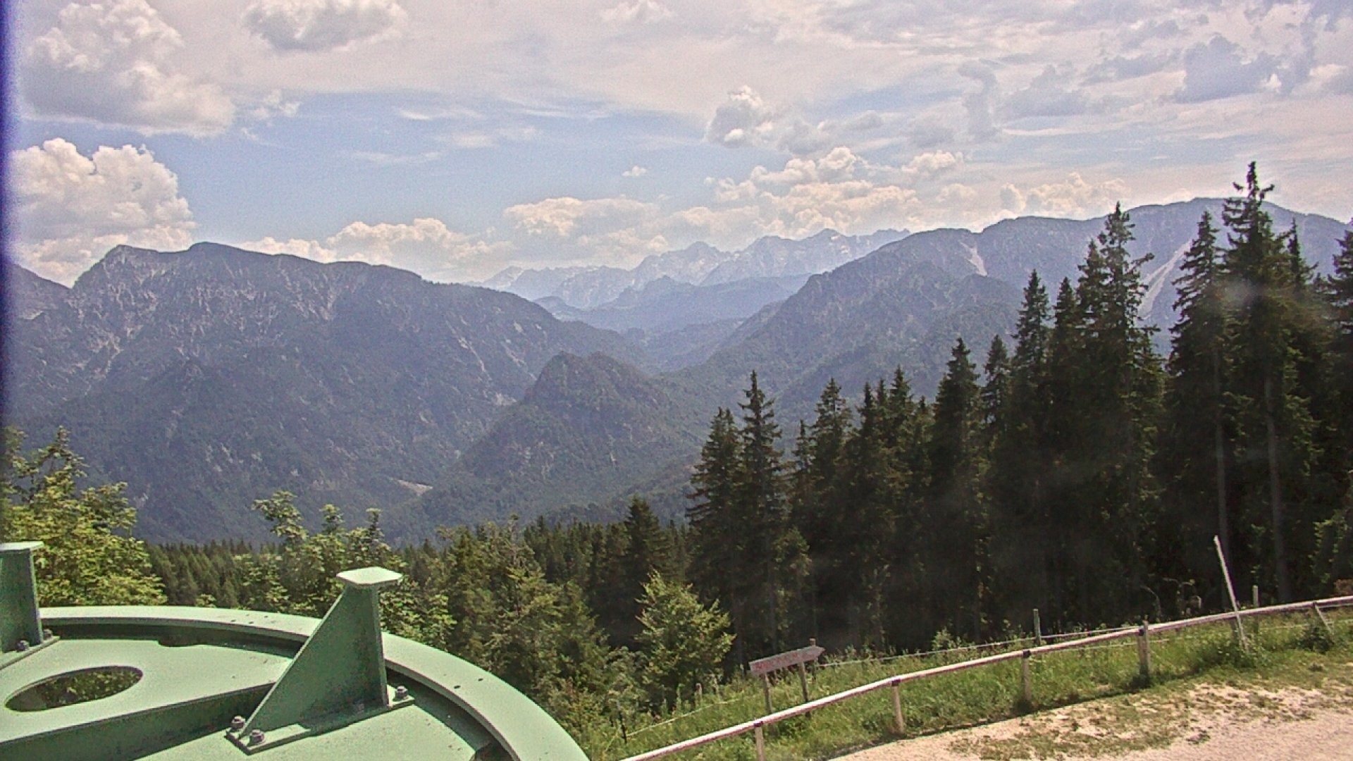 Archiv Foto Webcam Ruhpolding: Bergstation am Unternberg