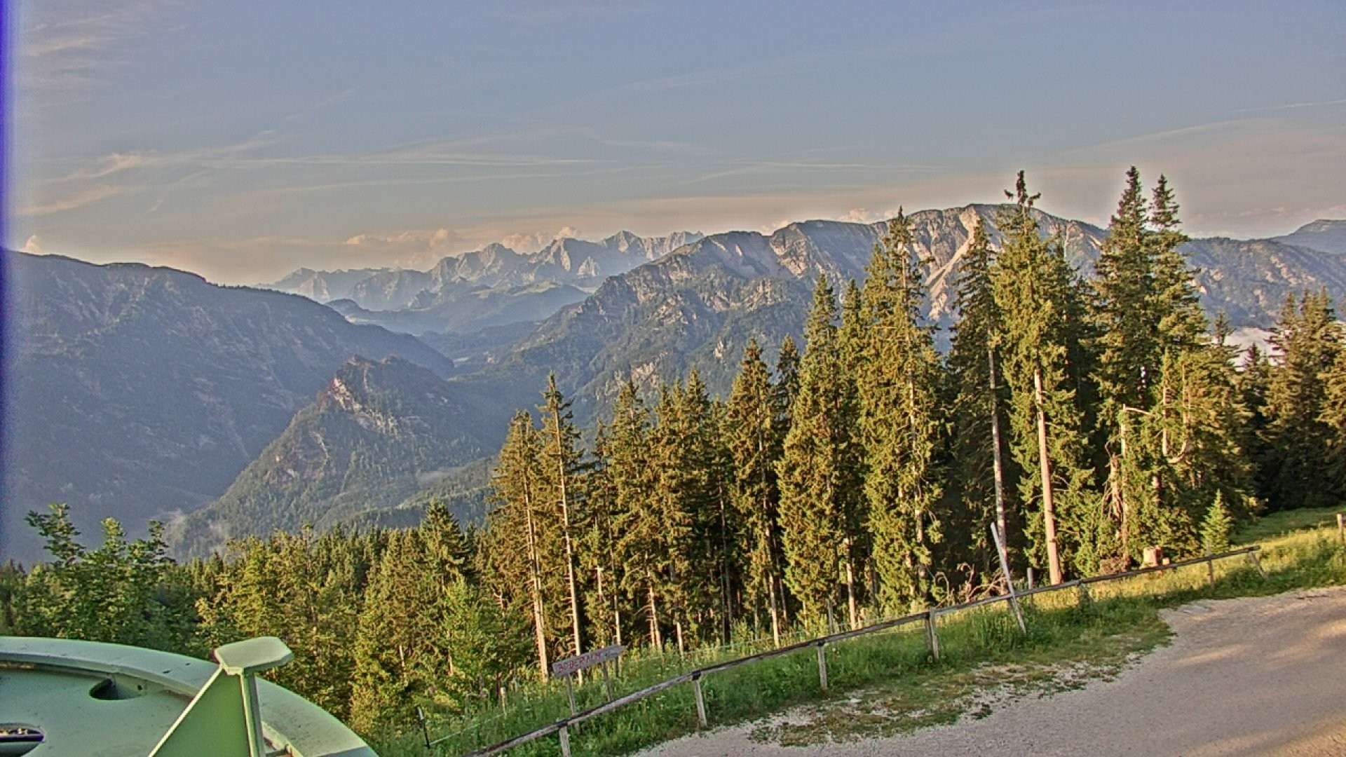 Archiv Foto Webcam Ruhpolding: Bergstation am Unternberg
