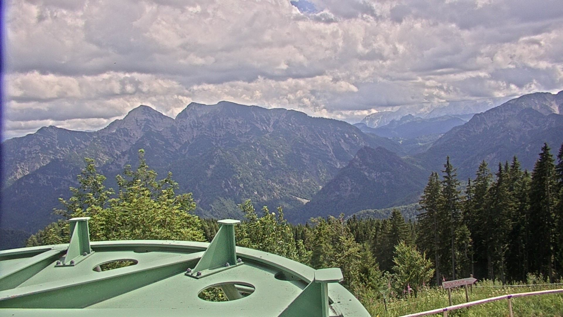 Archiv Foto Webcam Ruhpolding: Bergstation am Unternberg
