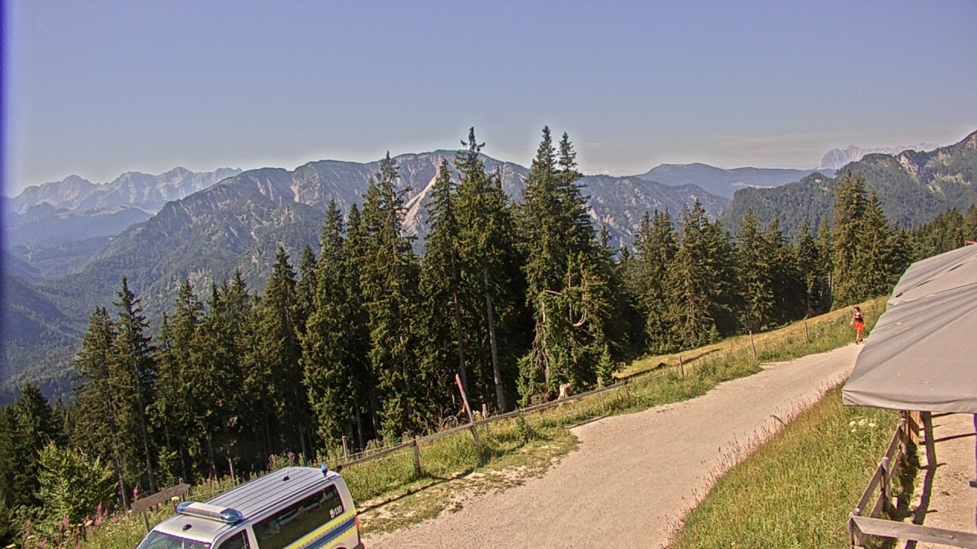 Archived image Webcam Ruhpolding: Top station Unternberg