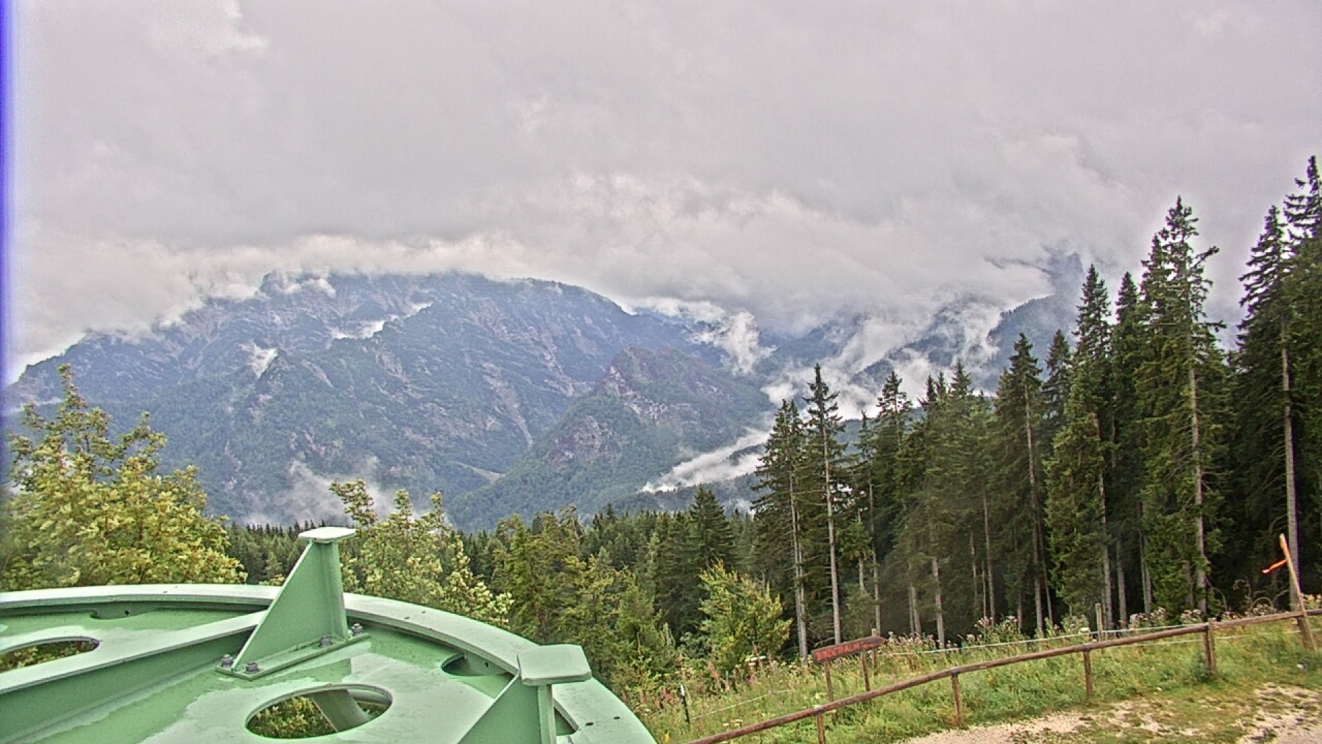 Archiv Foto Webcam Ruhpolding: Bergstation am Unternberg
