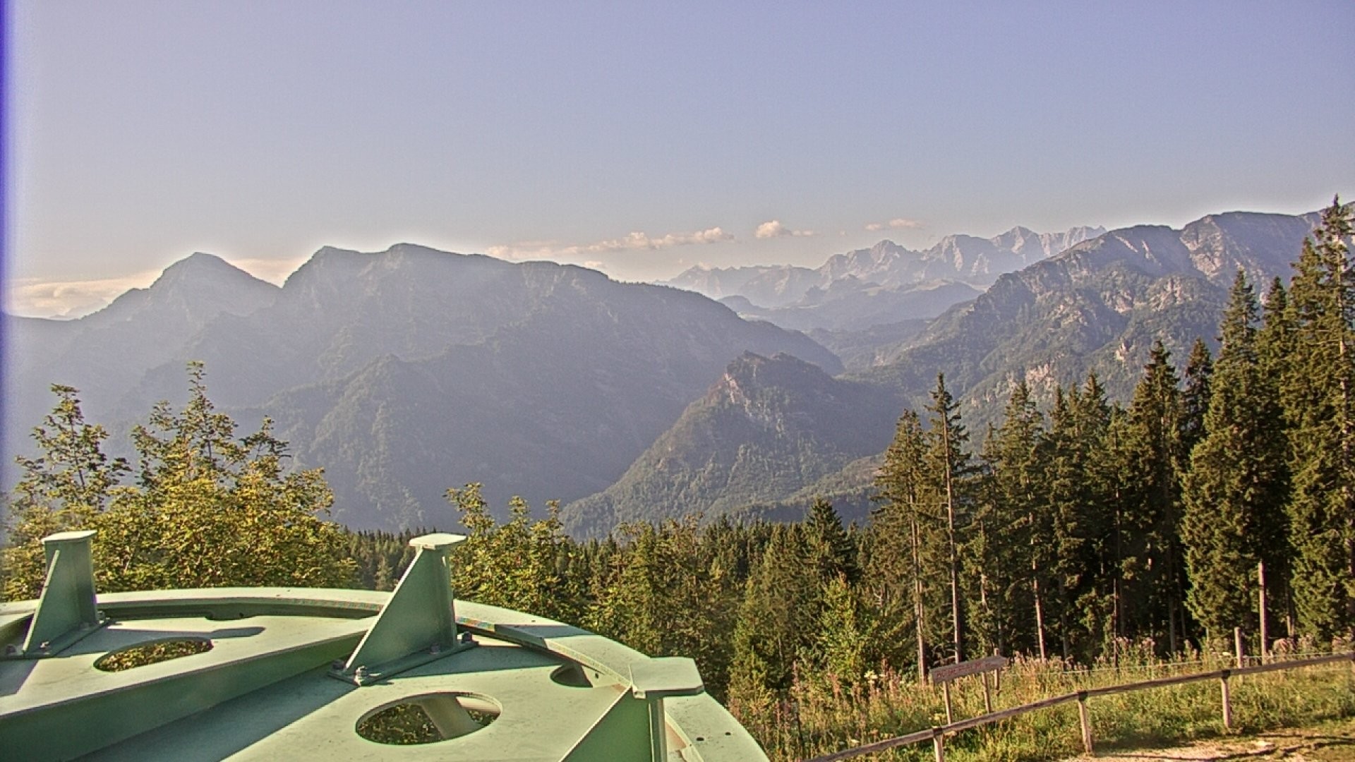 Archiv Foto Webcam Ruhpolding: Bergstation am Unternberg