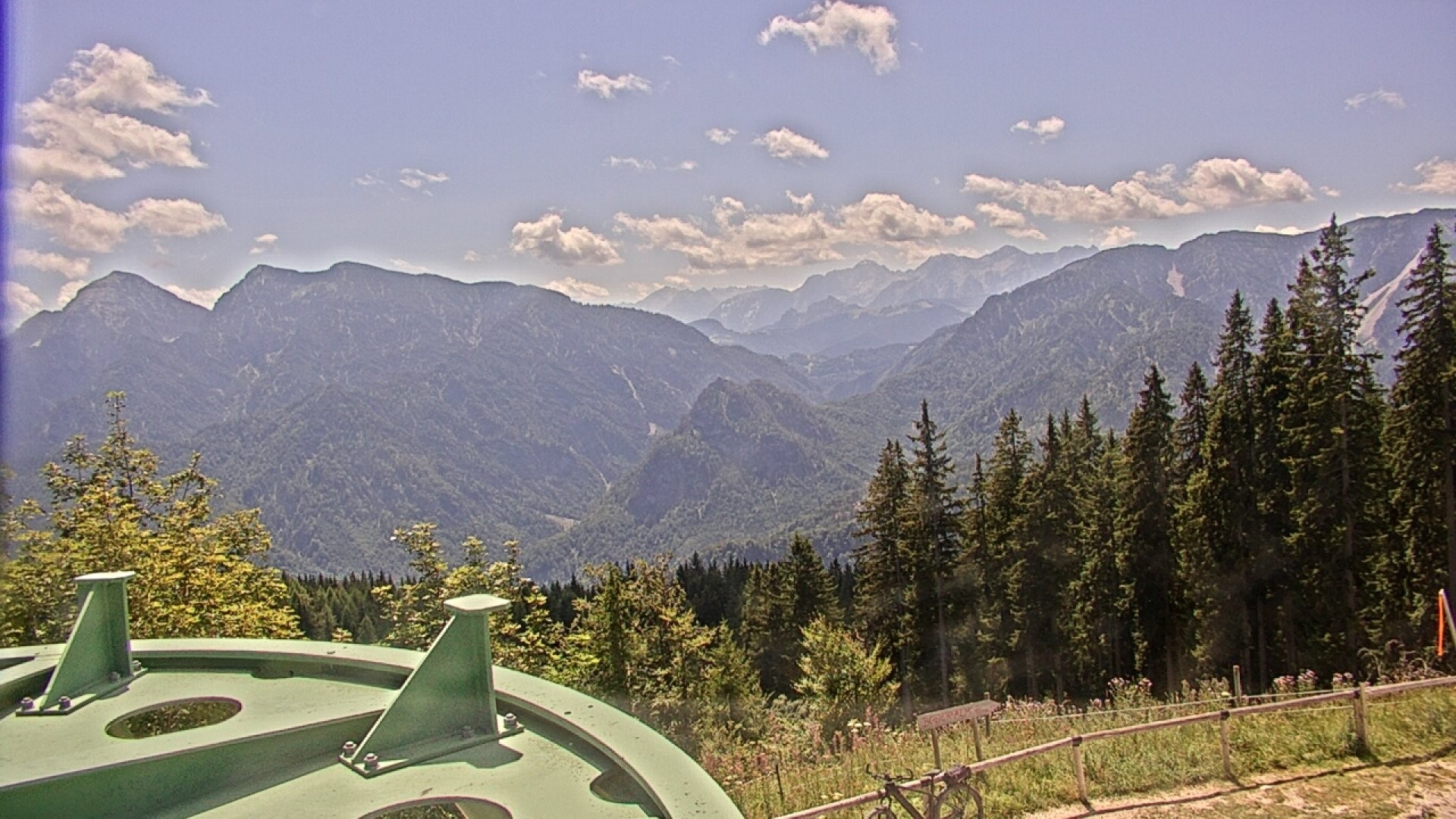 Archiv Foto Webcam Ruhpolding: Bergstation am Unternberg