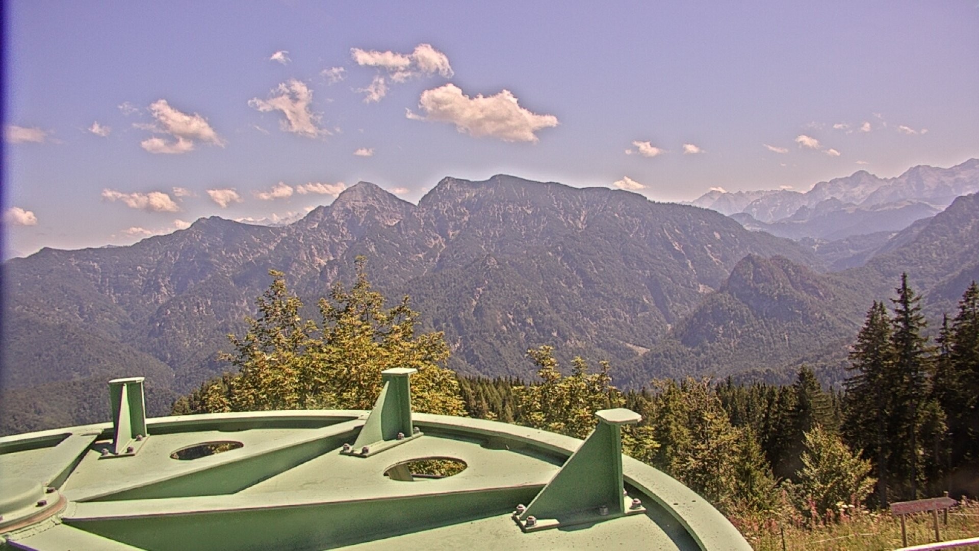 Archiv Foto Webcam Ruhpolding: Bergstation am Unternberg