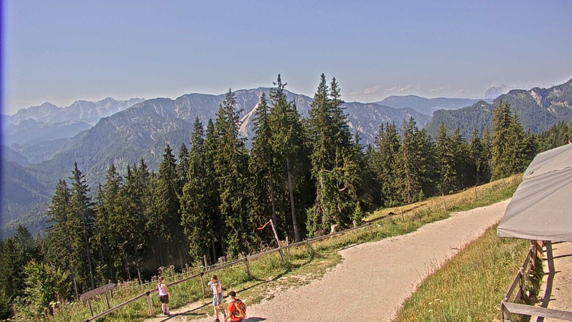 Archiv Foto Webcam Ruhpolding: Bergstation am Unternberg