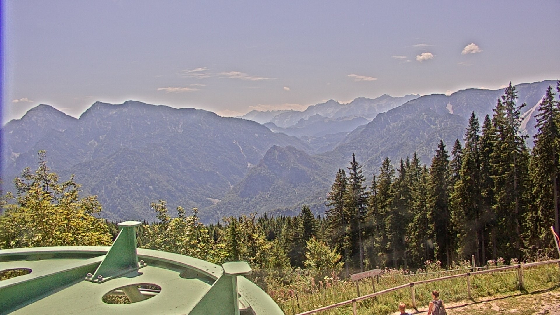 Archiv Foto Webcam Ruhpolding: Bergstation am Unternberg