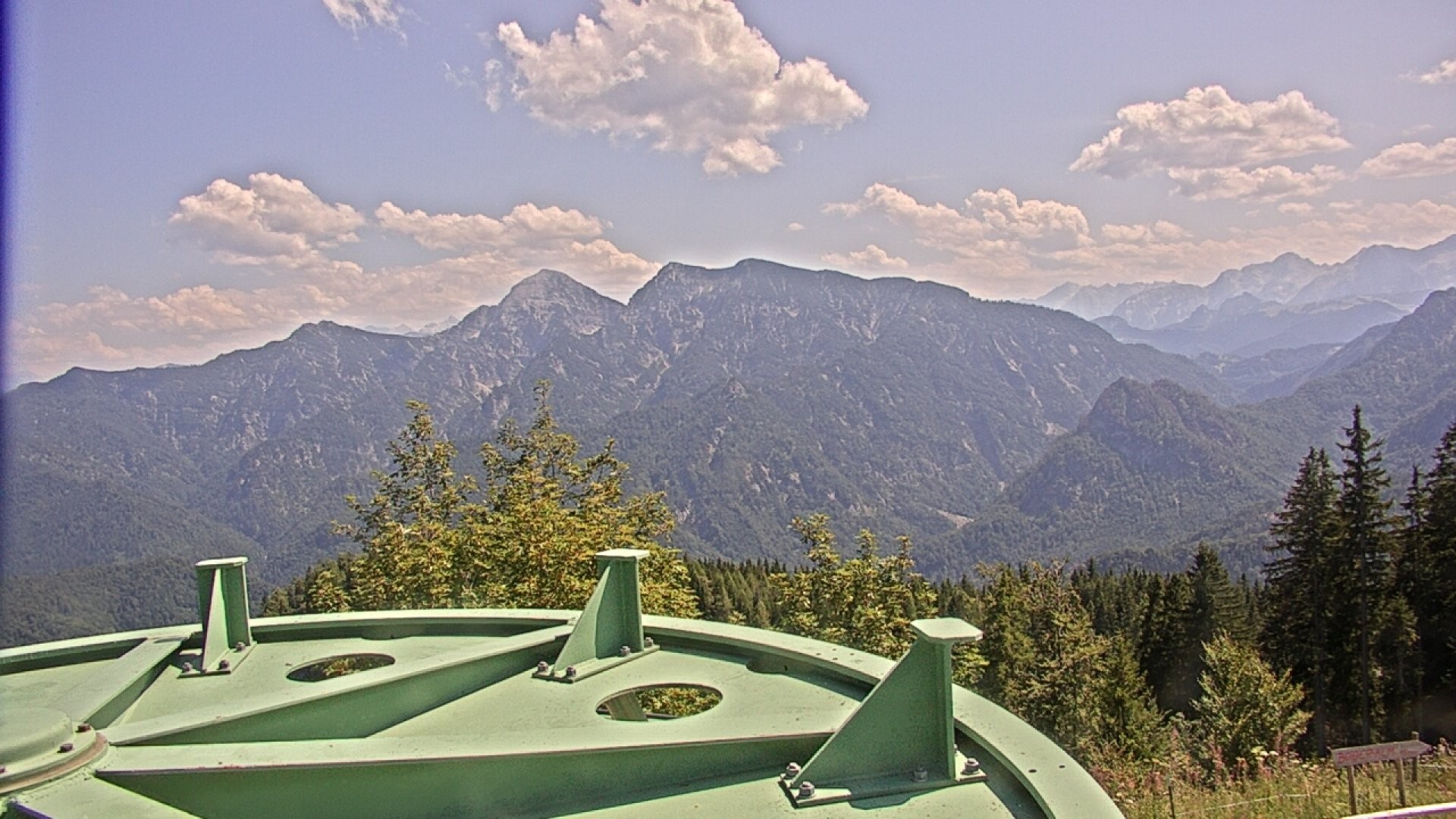 Archiv Foto Webcam Ruhpolding: Bergstation am Unternberg